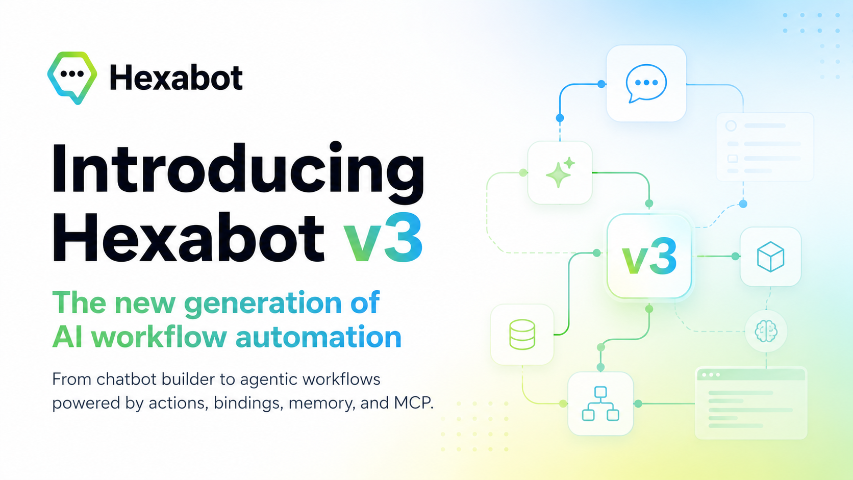 Hexabot v3 Launch:Agentic AI Workflow Automation Platform