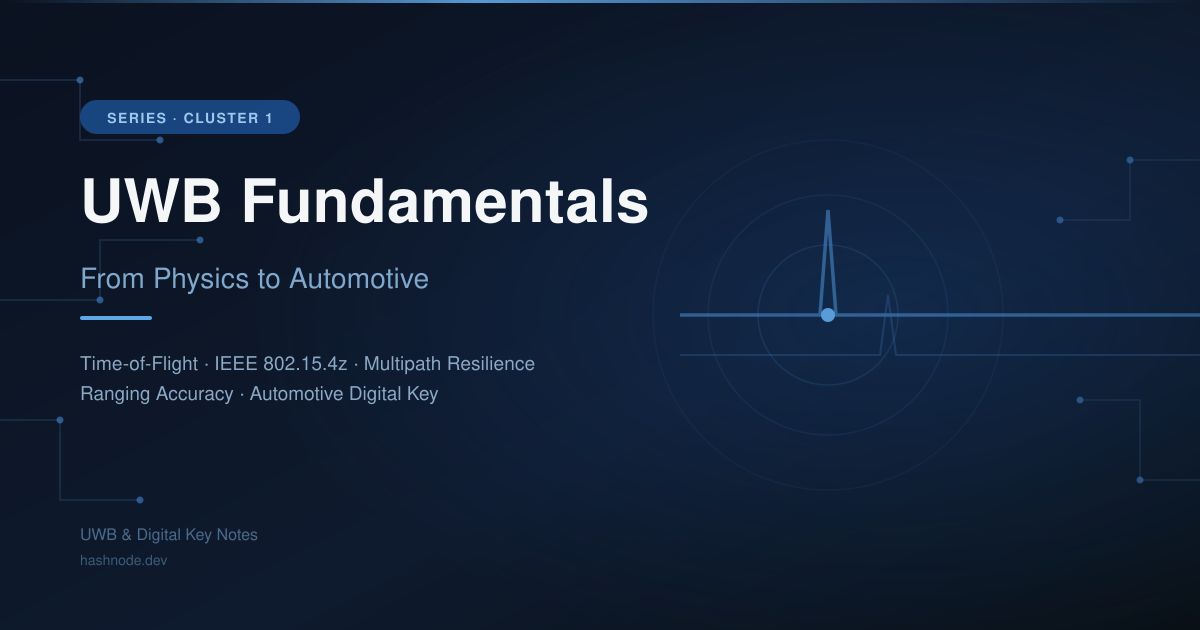 UWB Fundamentals: From Physics to Automotive