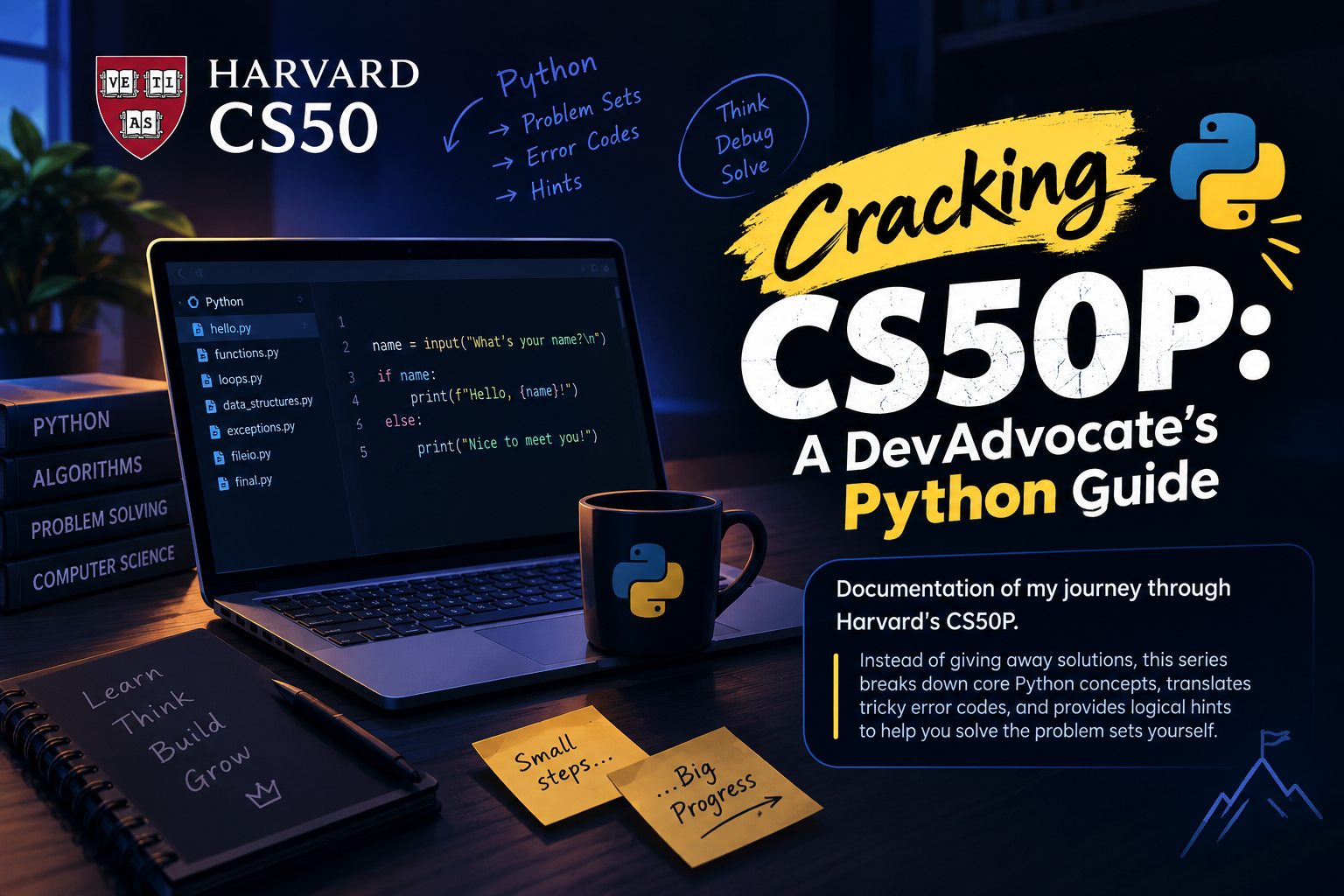 Cracking CS50P: A DevAdvocate’s Guide