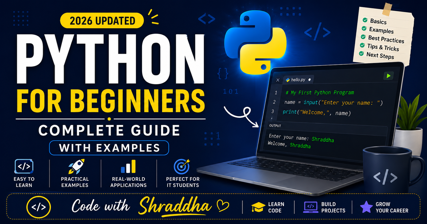 Python Mastery for Beginners