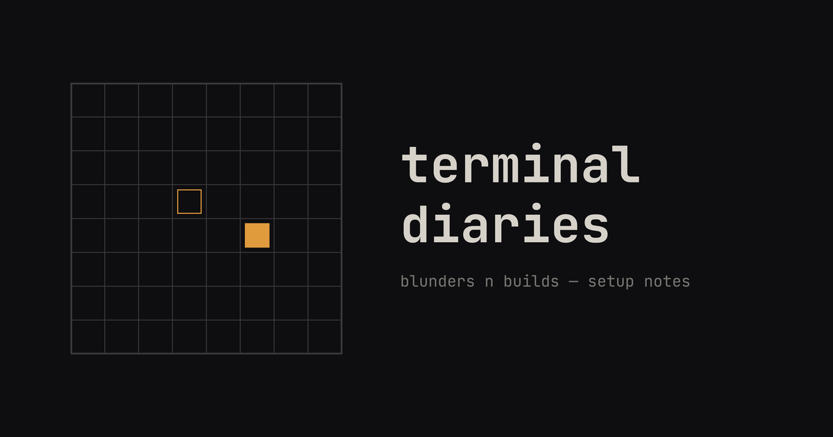 Terminal Diaries